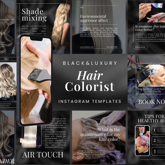 Hair Colorist Instagram Templates