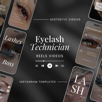 15 Eyelash Technician Instagram Reels Videos