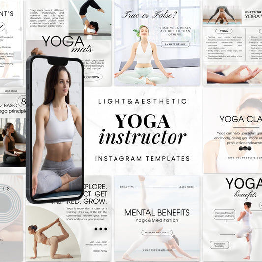 120 Yoga-Coach-Instagram-Vorlagen