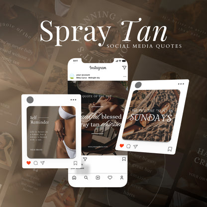 Spray Tan Instagram Quotes