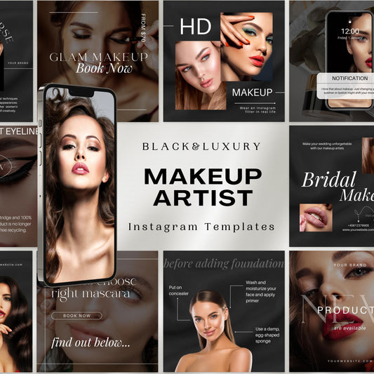 110 Makeup Artist Instagram Templates