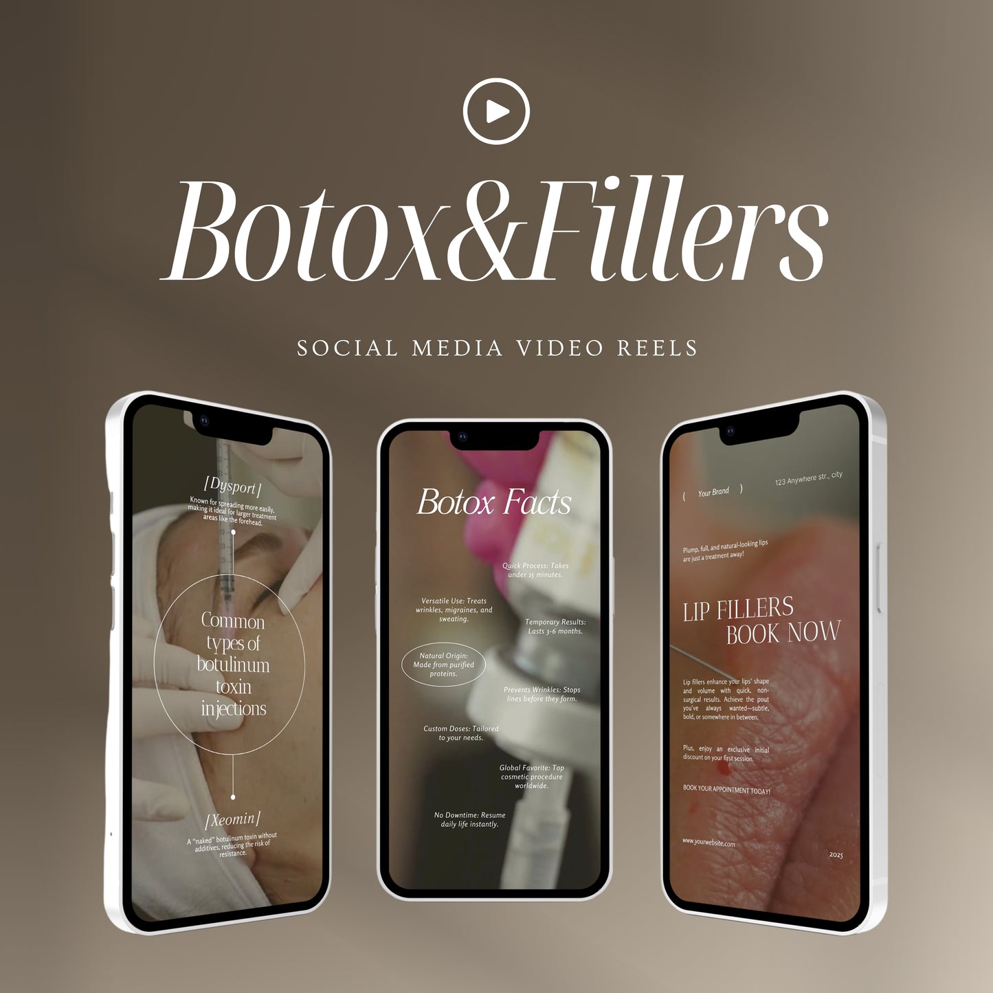 Botox&Fillers Social Media Video Reels