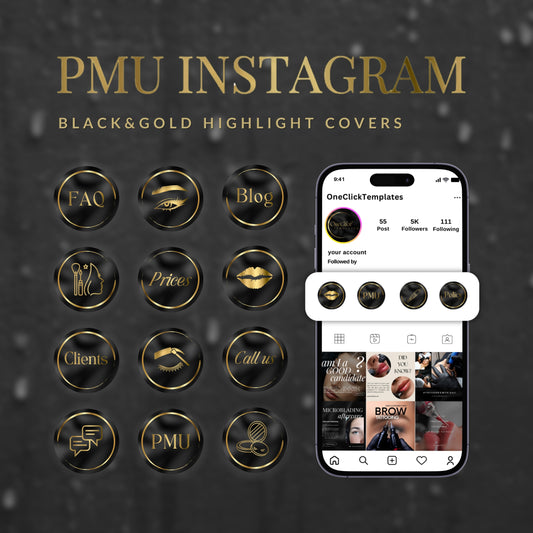 Permanent Makeup Instagram Highlight Covers