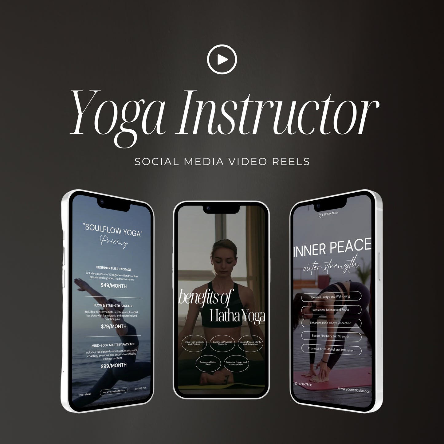 Yoga Instructor Social Media Video Reels