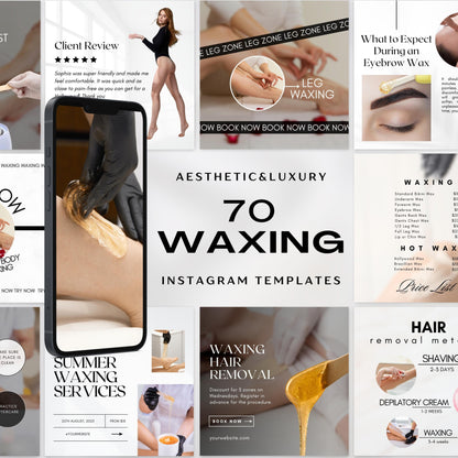 70 Waxing-Instagram-Vorlagen