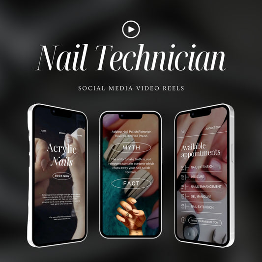 20 Nail Technician Instagram Reels Videos