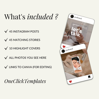 Chemical Peel Instagram Templates