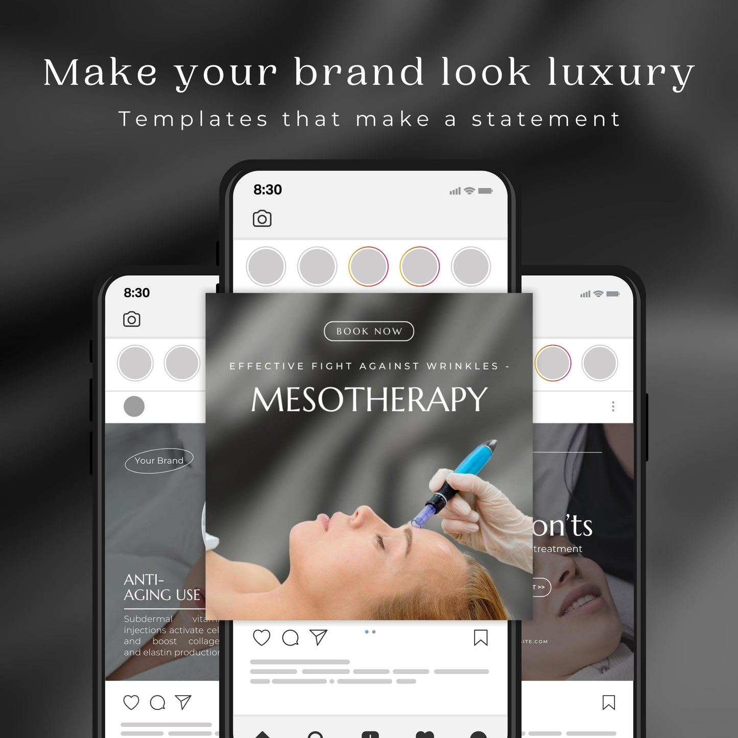 60 Mesotherapy Instagram Templates