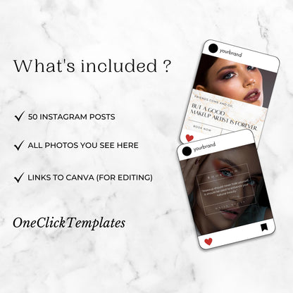 50 Makeup Artist Instagram Quote Templates