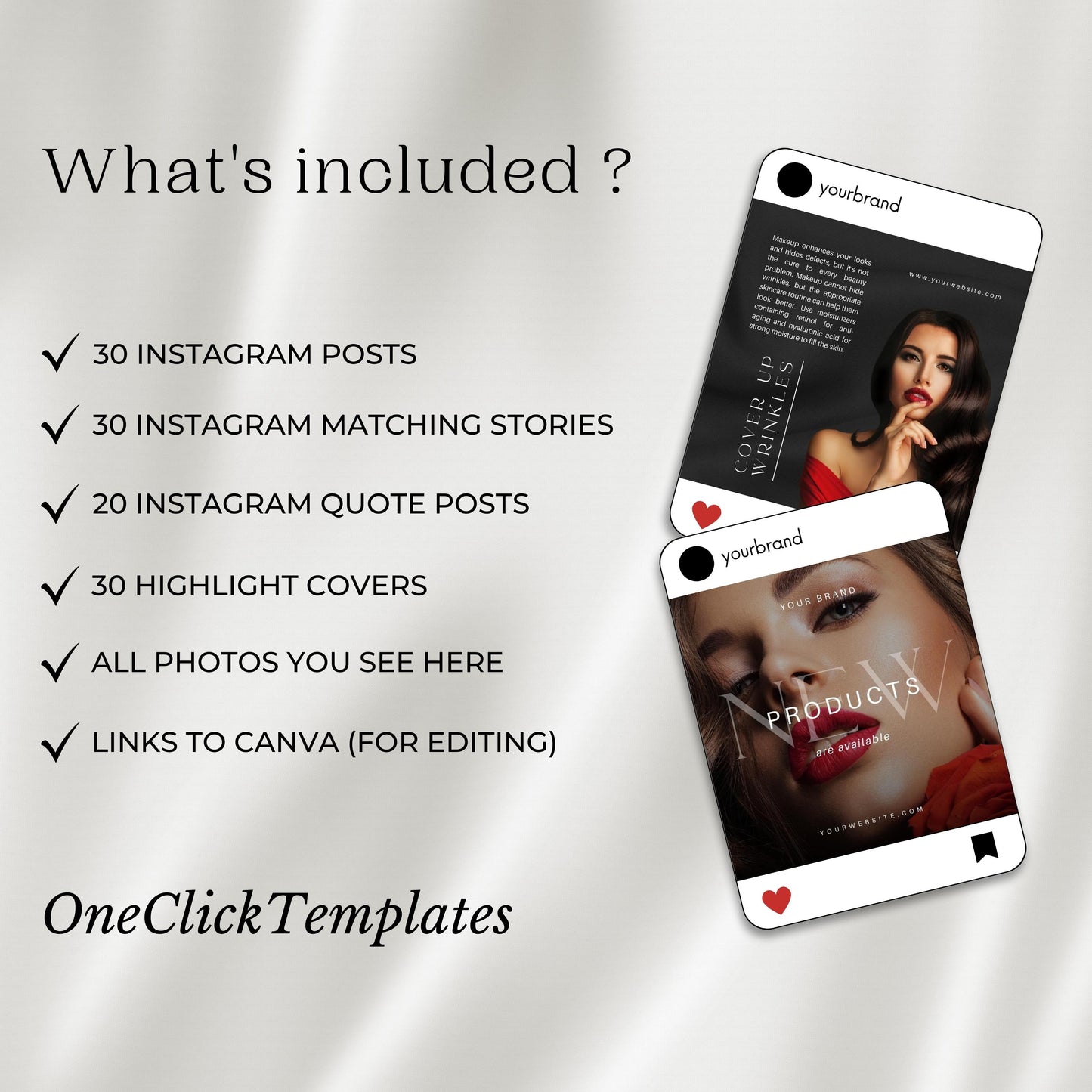 110 Makeup Artist Instagram Templates