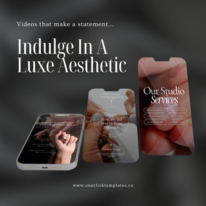 Nail Technician Social Media Video Reels