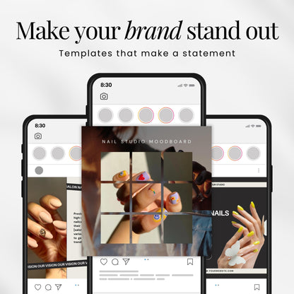 Nail Technician Instagram Templates