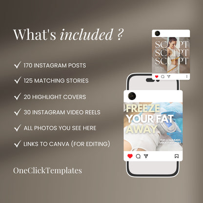 350 Body Contouring Instagram Bundle