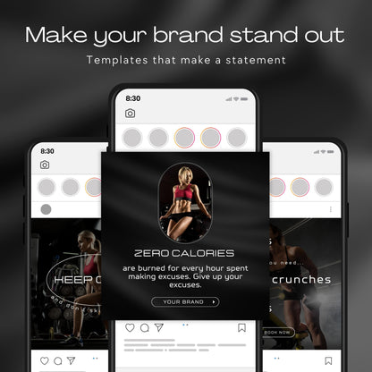 50 Fitness Coach Instagram Quote Templates