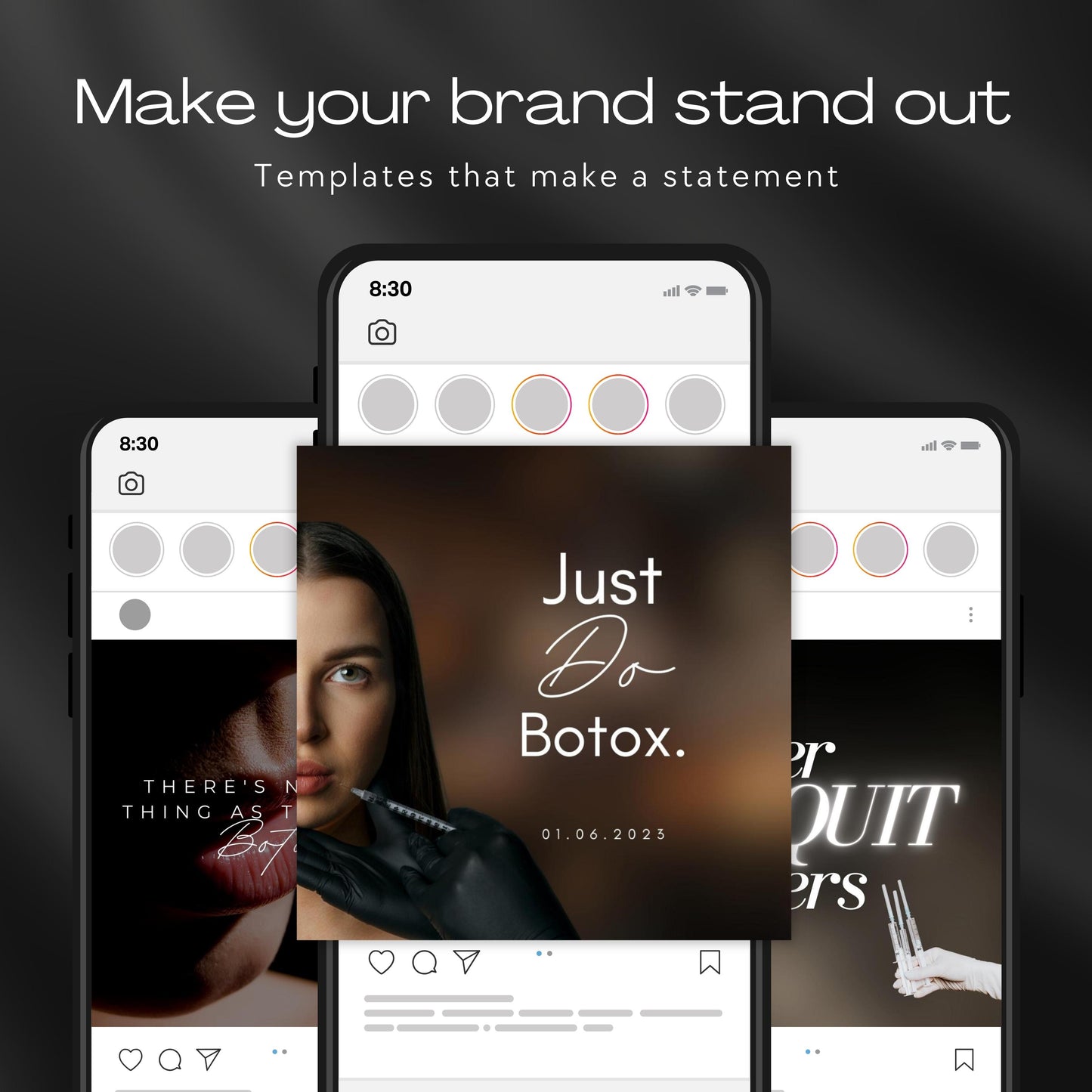 100 Botox&Filler Instagram Quote Templates