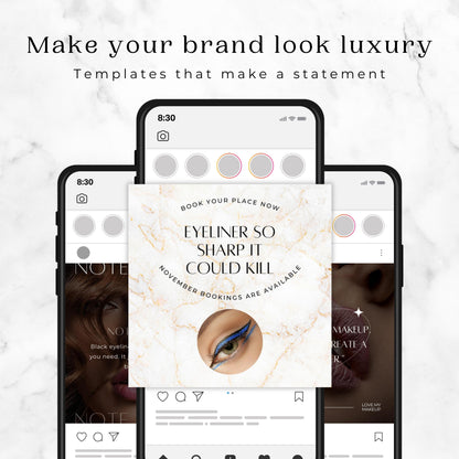 50 Makeup Artist Instagram Quote Templates