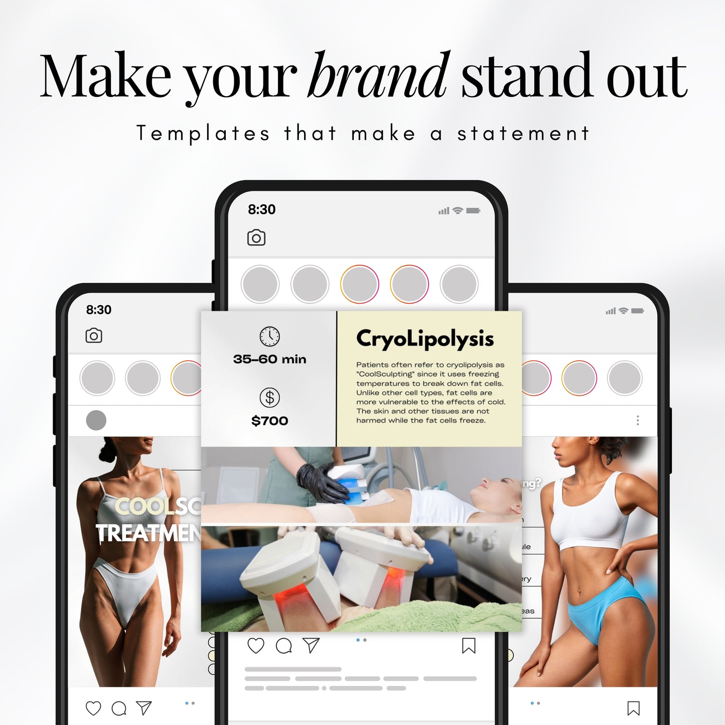 CoolSculpting Instagram Templates