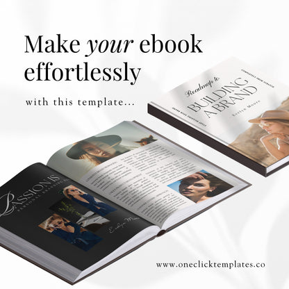 60 Pages Minimalistic Ebook Template