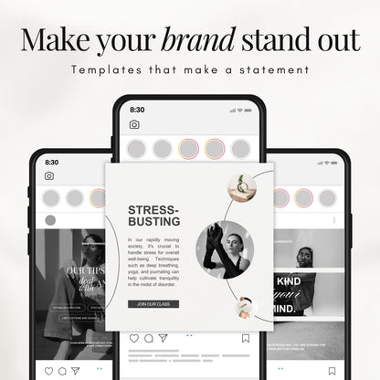 Mental Health Coach Instagram Templates