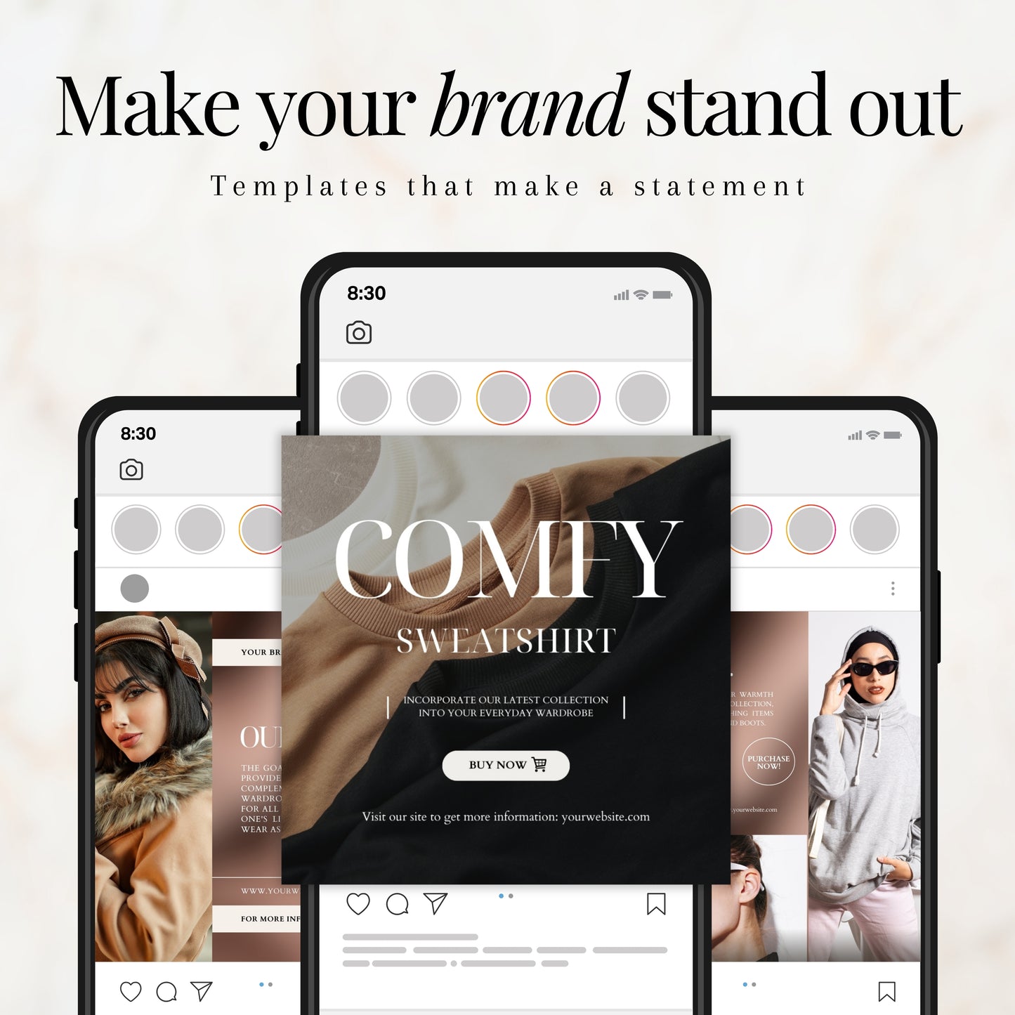 Fashion Instagram Templates | Posts | Stories | Highlights