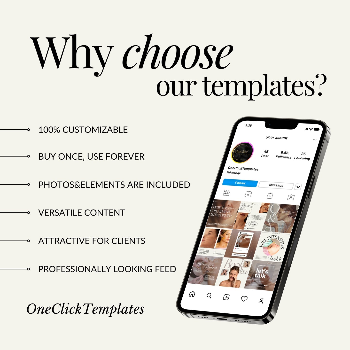 Chemical Peel Instagram Templates