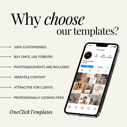 Chemical Peel Instagram Templates