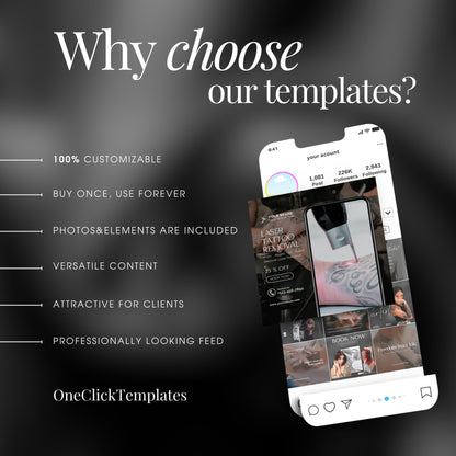 Laser Tattoo Removal Instagram Template