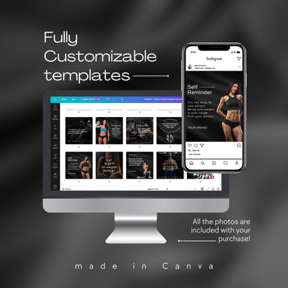 50 Fitness Coach Instagram Quote Templates