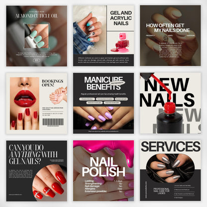 Nail Technician Instagram Templates