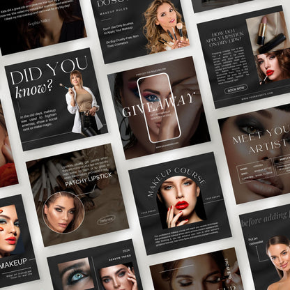 110 Makeup Artist Instagram Templates