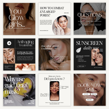 Skincare Instagram Templates