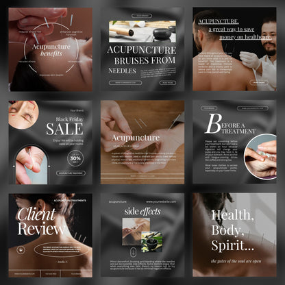 Acupuncture Instagram Templates