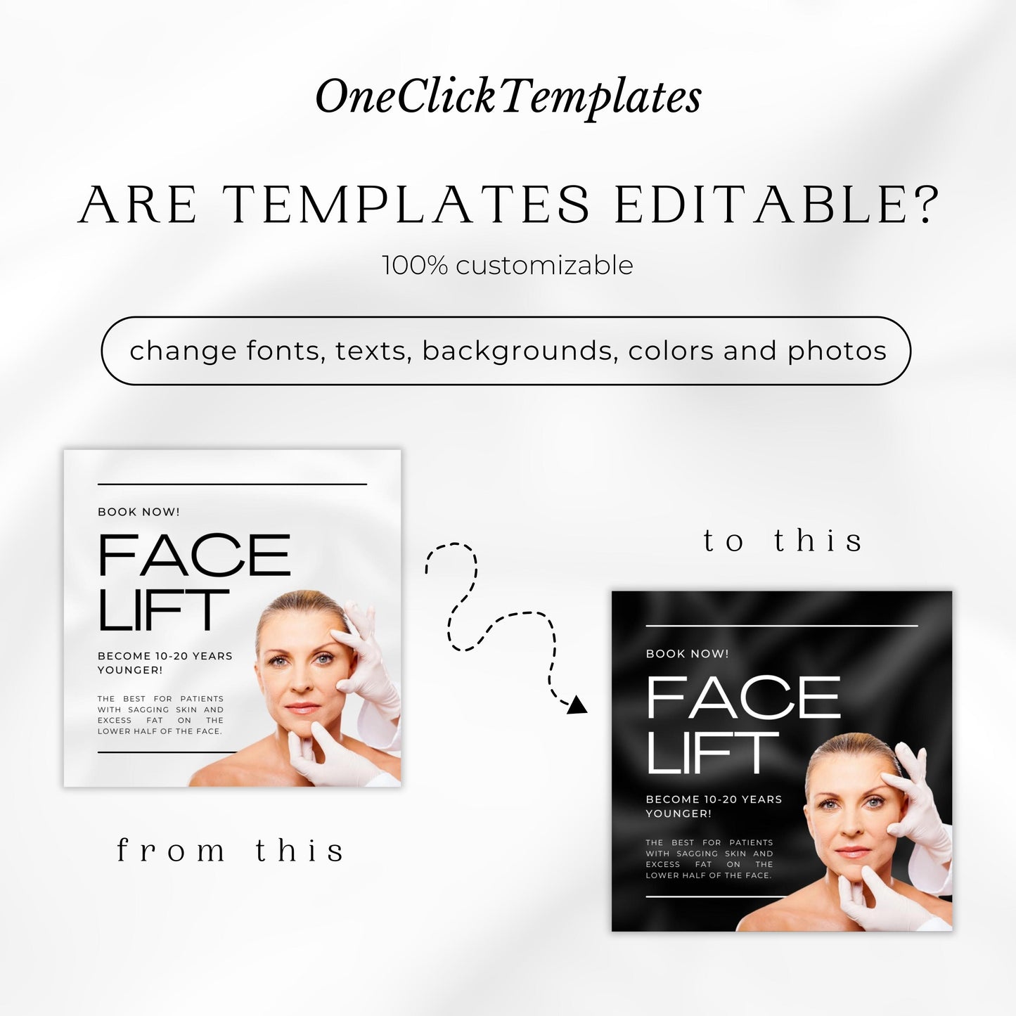 120 Plastic Surgery Instagram Templates