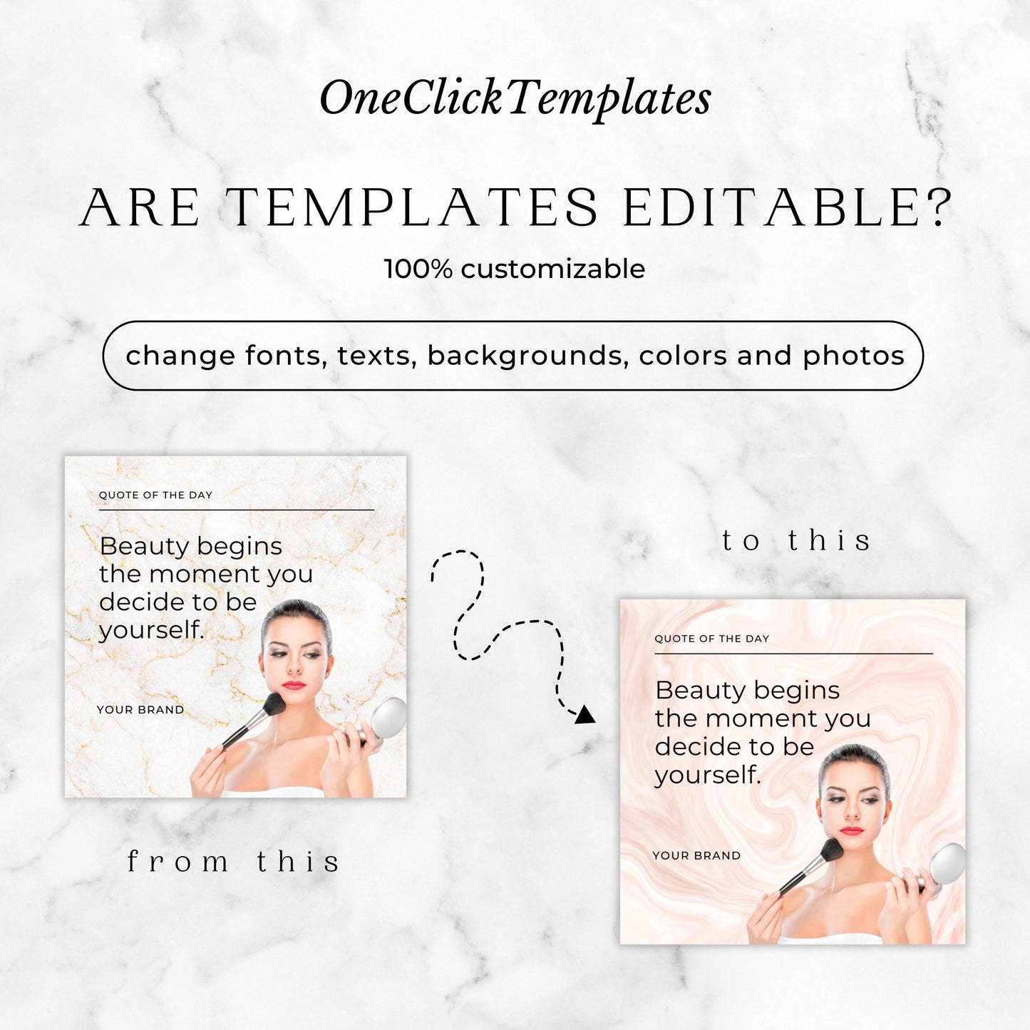 50 Makeup Artist Instagram Quote Templates