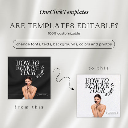 110 Makeup Artist Instagram Templates