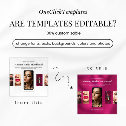 100 Makeup Artist Instagram Templates