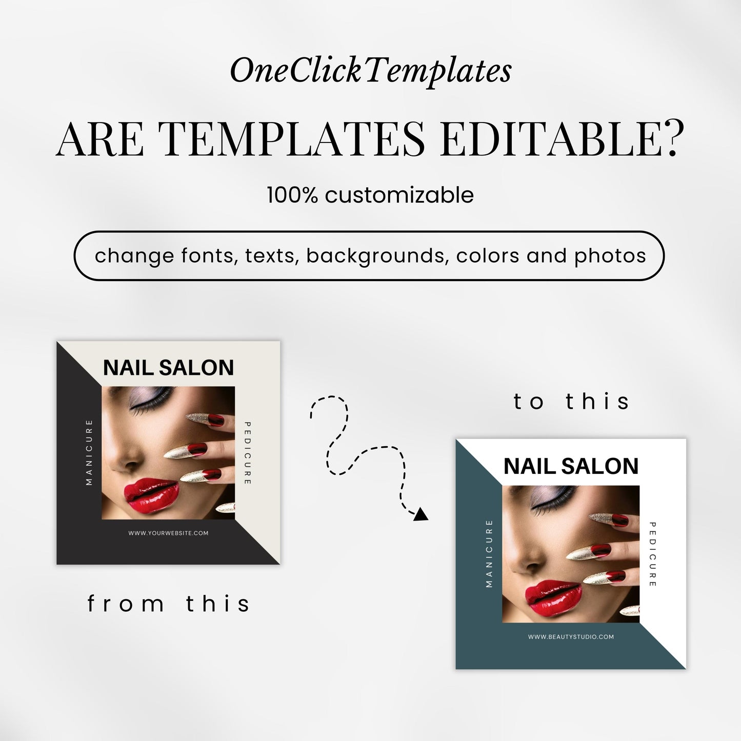 Nail Technician Instagram Templates