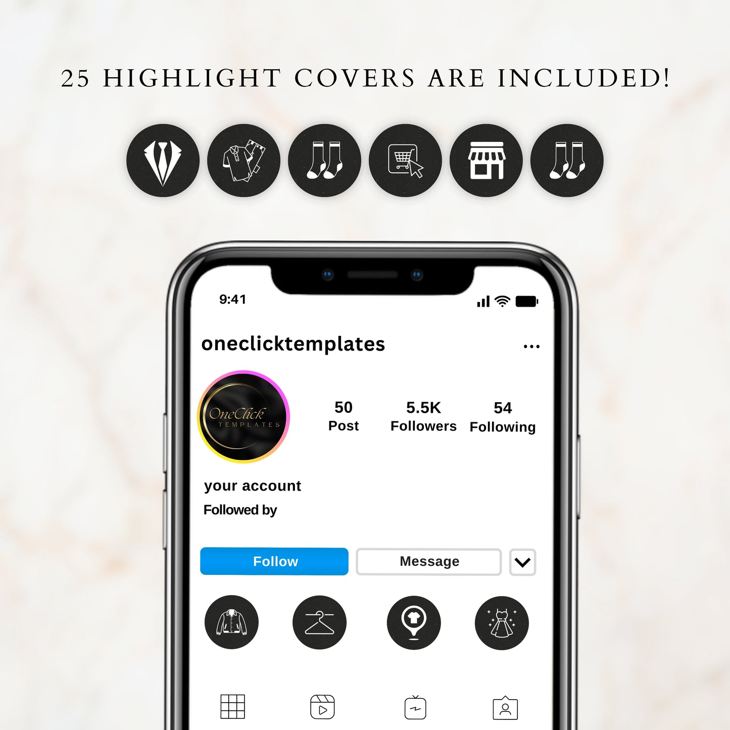 Fashion Instagram Templates | Posts | Stories | Highlights