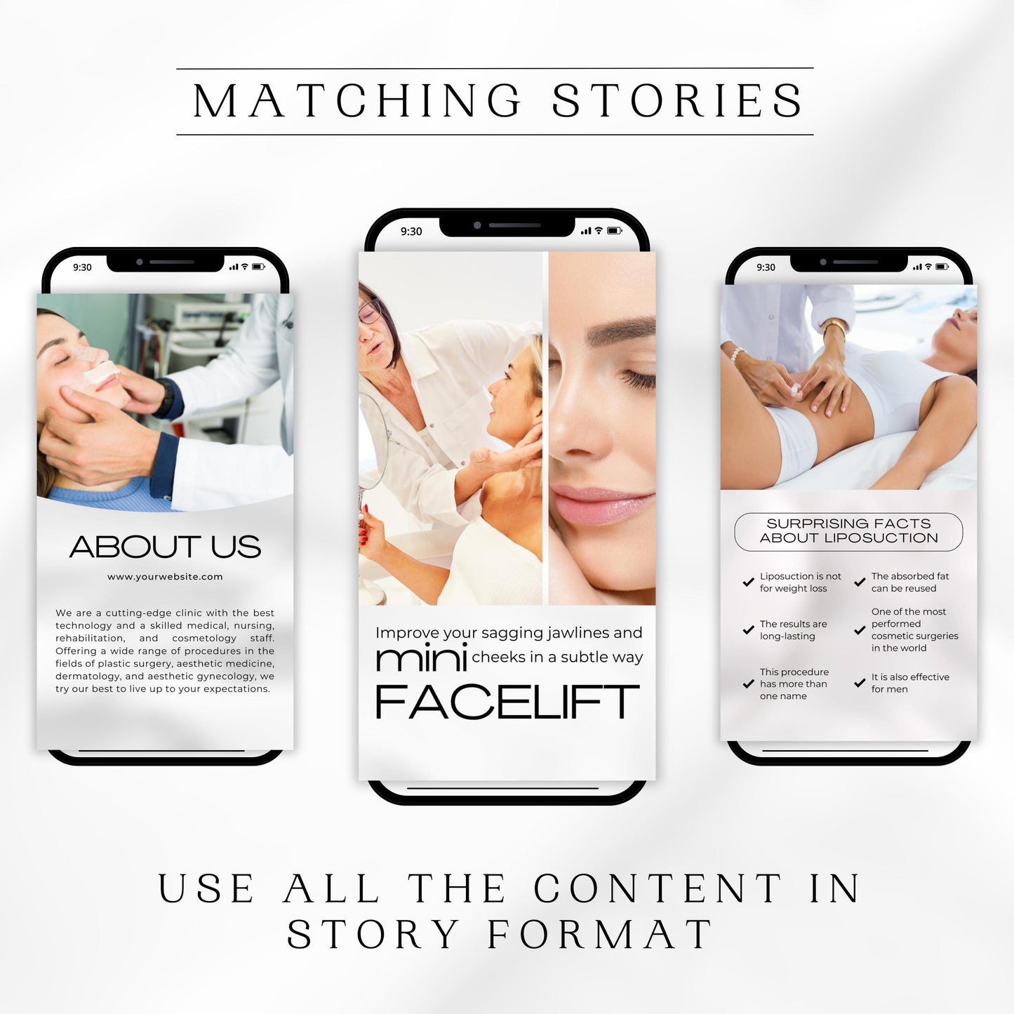 120 Plastic Surgery Instagram Templates