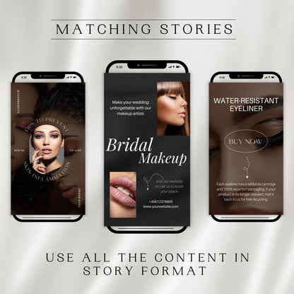 110 Makeup Artist Instagram Templates