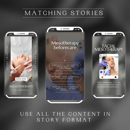 60 Mesotherapy Instagram Templates