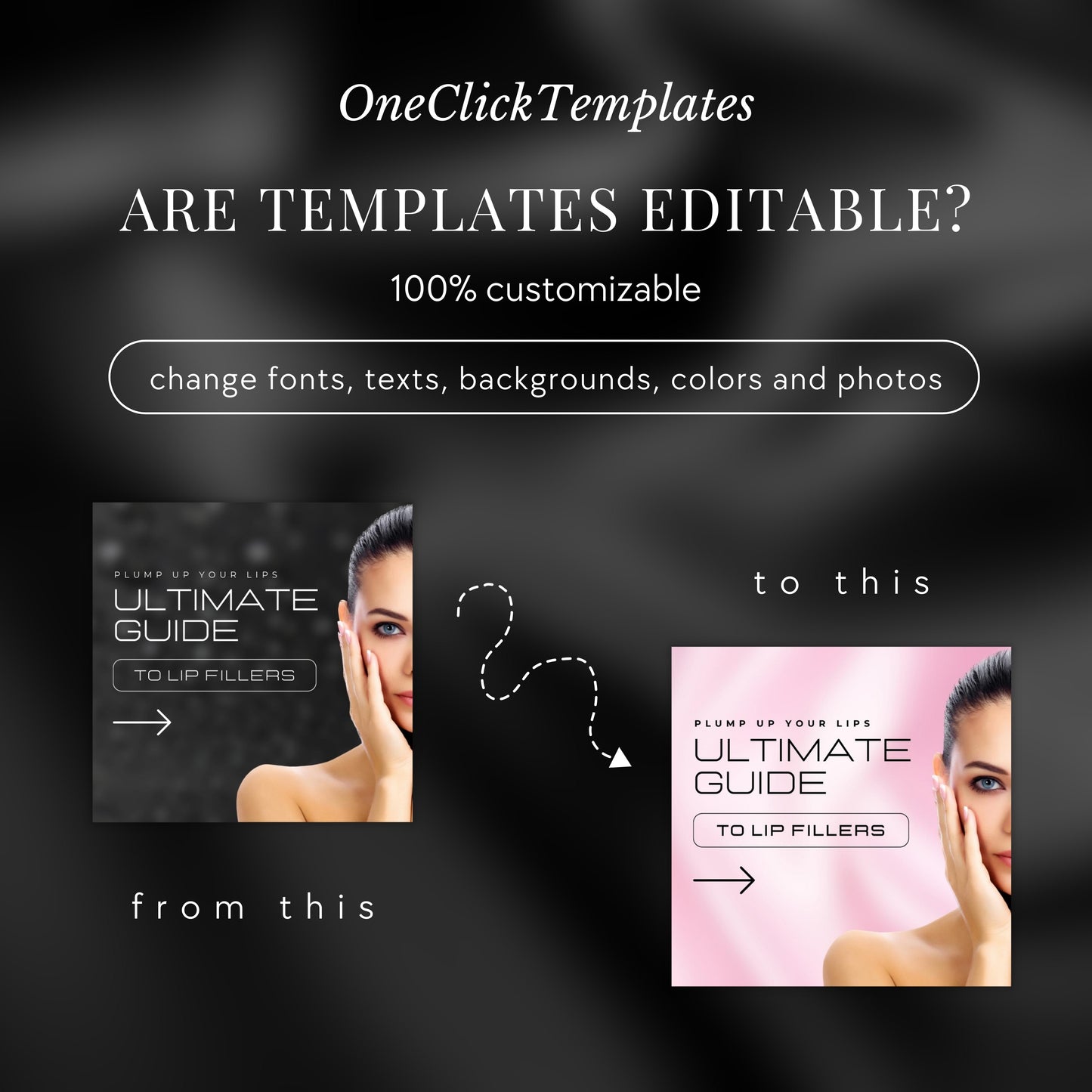 100 Nurse Injector Instagram Templates